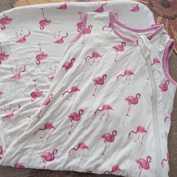 KYTE BABY flamingo sleep sack GUC, 6-18 months 0.5 TOG - Picture 1 of 4